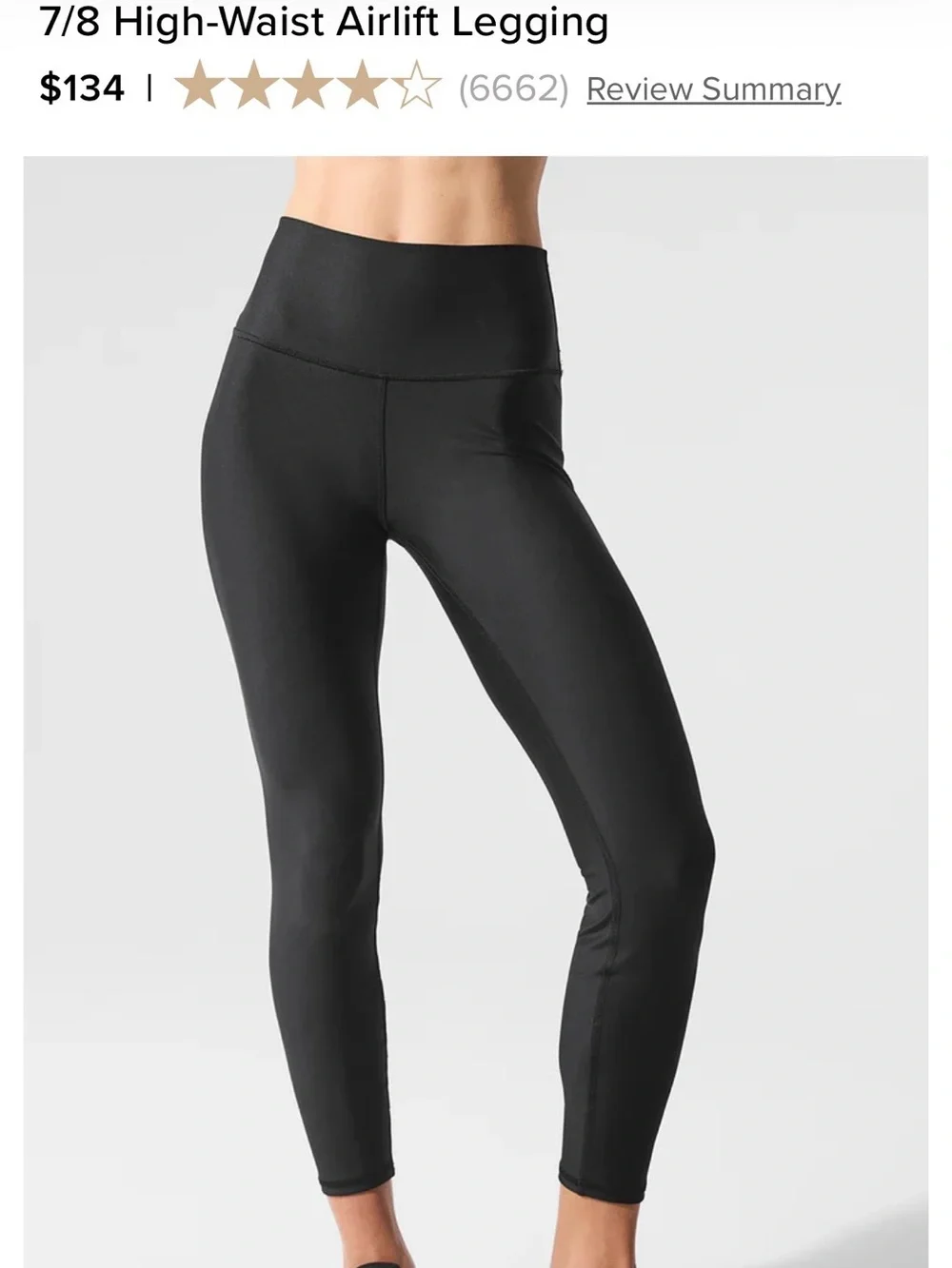 ALO Yoga Black High-Waist Leggings